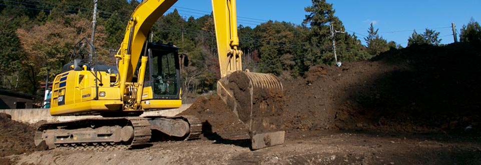 土木建築資材の販売・残土運輸処分